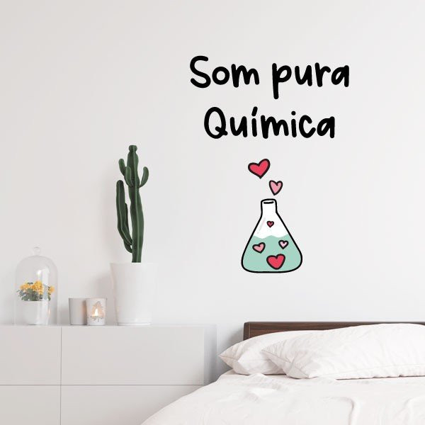 Somos pura química - Vinilos originales para decorar tu hogar