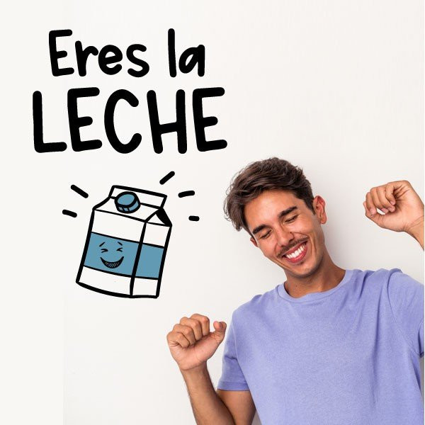 Eres la leche - Vinilos decorativos divertidos - Ideas para decorar espacios juveniles