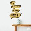 A la taula i al llit, al primer crit! - Vinils decoratius en català