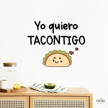 Tacontigo - Stickers muraux originaux et amusants