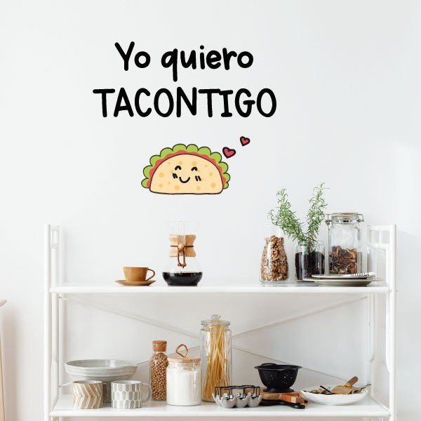 Tacontigo - Stickers muraux originaux et amusants