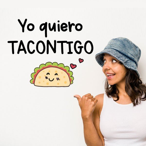 Tacontigo - Vinilos de pared originales y divertidos