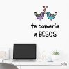 Idées pour décorer avec stickers muraux - Te comería a besos