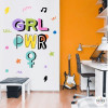 GRL PWR - Vinilos decorativos - Ideas para decorar espacios juveniles