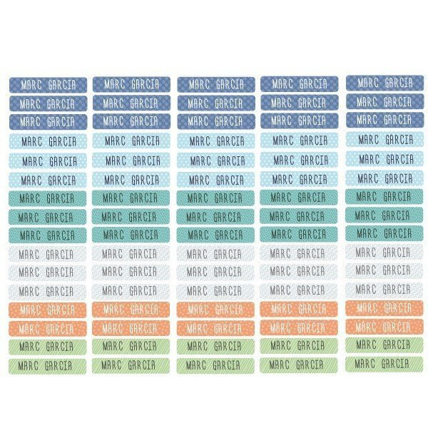 Model 25 - Etiquetes multiús rectangulars - Mini