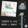 Sticker personnalisés - Frères avec fusée - Décoration salle partagée