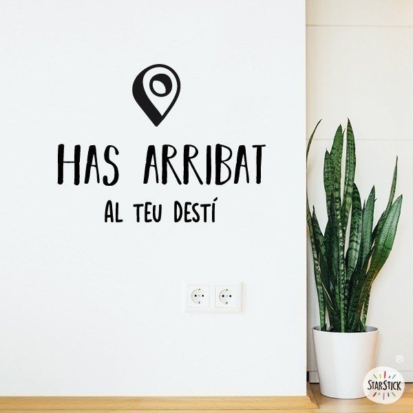 You have arrived - Decorative wall stickers - Home decals