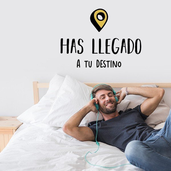 Vous êtes arrivé à destination - Stickers décoratifs pour murs