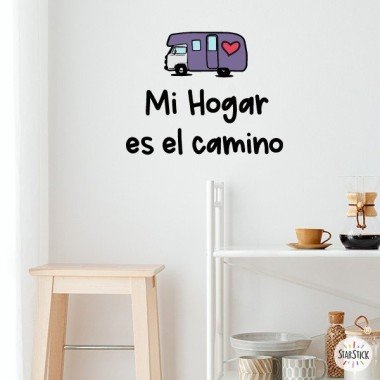 My home is the road - Decorative vinyls - Campers and Motorhomes