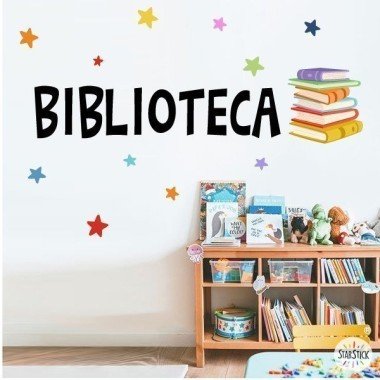 Bibliothèque - Stickers pour décorer les espaces de lecture