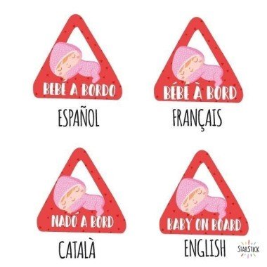 Baby on Board Pink –...