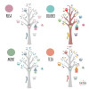 Árbol con animales - Vinilos decorativos - Decoración infantil