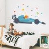Cotxe Fórmula 1 - Vinils decoratius de paret - Decoració infantil