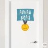 Cotxe Fórmula 1 - Vinil personalitzable amb nom - Idees decoració infantil