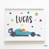 Formula 1 car - Customizable painting - Children's decoration