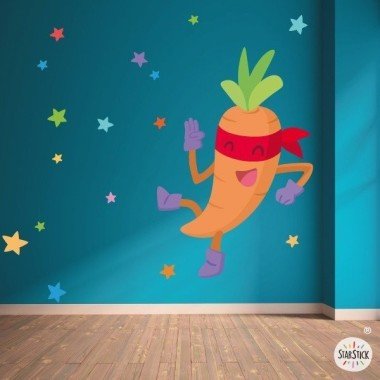 Super carrot - Wall stickers for schools and colleges