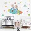 2 sisters with rocket - Stickers to decorate shared rooms