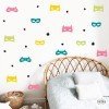 Máscaras de superhéroe - Vinilos decorativos para niños y niñas