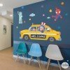 Taxi Nova York - Decora aules d'anglès amb vinils