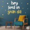 Choisissez la langue! Aujourd'hui sera une grande journée - Idées pour décorer les murs