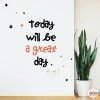 Choisissez la langue! Aujourd'hui sera une grande journée - Idées pour décorer les murs