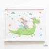 Children's Print – Magic Dragon and Knight
