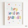 Hoy será un gran día - Cuadros personalizables - Ideas para decorar paredes