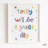 Hoy será un gran día - Cuadros personalizables - Ideas para decorar paredes