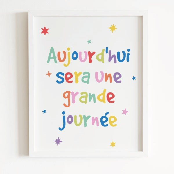 Hoy será un gran día - Cuadros personalizables - Ideas para decorar paredes