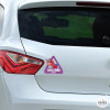 Baby on Board Triangle Sticker Super Girl on Board Car Sticker
