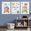 Medieval knights - Customizable paintings to decorate children's spaces