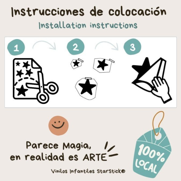 Vinil infantil per a nenes – Unicorn somiador - Idees per decorar habitacions de nenes