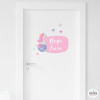 Unicorn Somiador – Vinils amb nom per decorar habitacions de nenes