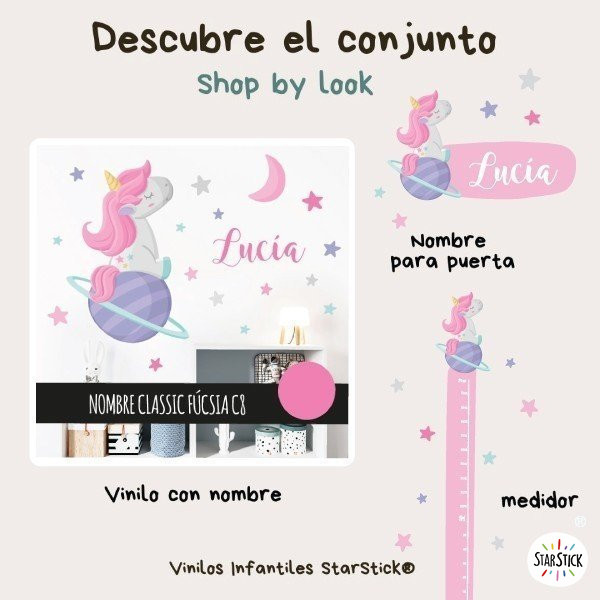 Licorne rêveuse - 3 Tableaux pour enfants. Personnalisez-les avec le nom
