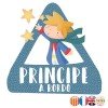 Baby on Board Sticker Triangle Prince on Board Car Sticker