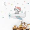 Wall decals for baby – Aviator bear
