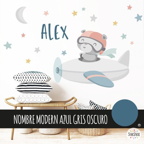 Wall decals for baby – Aviator bear