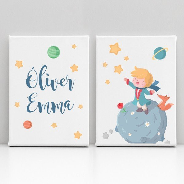 Tableaux décoratifs pour chambres de bébé - Le Petit Prince