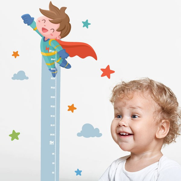 Vinil mesurador - Súper Nen - Decoració infantil