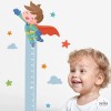 Kids meter decals - Super Kid - Wall decals for children's decoration