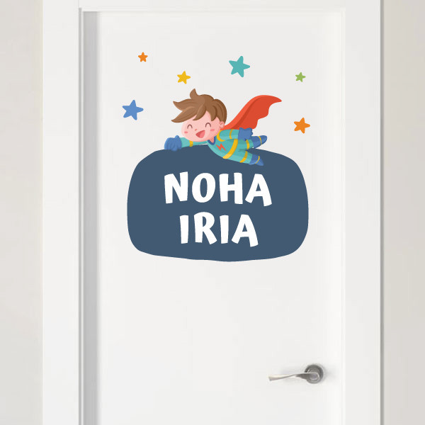 Vinilos personalizados - Súper niño - Decoración habitaciones infantiles