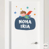 Personalized stickers - Super child - Children's room decoration