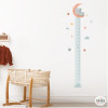 Ours sur la lune - Sticker toise pour chambres d'enfants