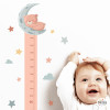 Ours sur la lune - Sticker toise pour chambres d'enfants