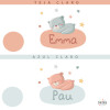 Oso en la luna - Vinilos infantiles personalizados