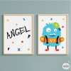 Cuadros juveniles. Big monster skater. Decoración original para jóvenes