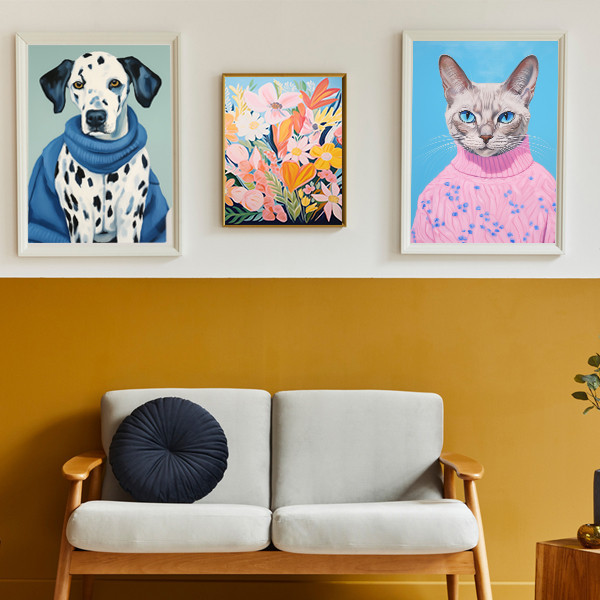 Living room painting - Dalmatian Dog