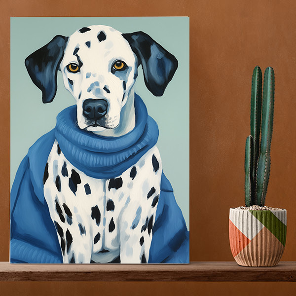 Living room painting - Dalmatian Dog