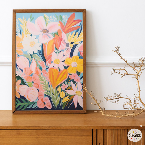 Peinture décorative - Fleurs sauvages