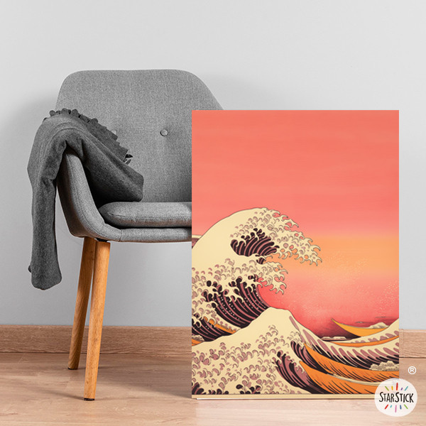 Decorative poster - Japanese waves